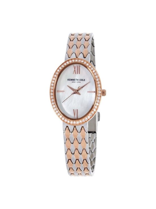 NWT Kenneth Cole New York Quartz Mother of Pearl Dial Ladies Watch
